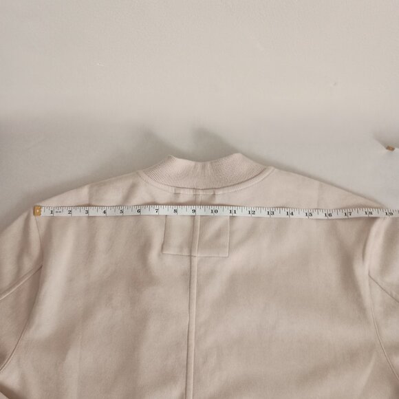 Ben Sherman Cream Tan Faux Suede Bomber Jacket Men’s Size L - Picture 10 of 15